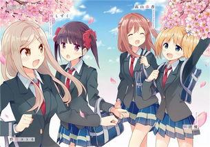 日本百合动漫,细腻情感与青春成长的交织画卷